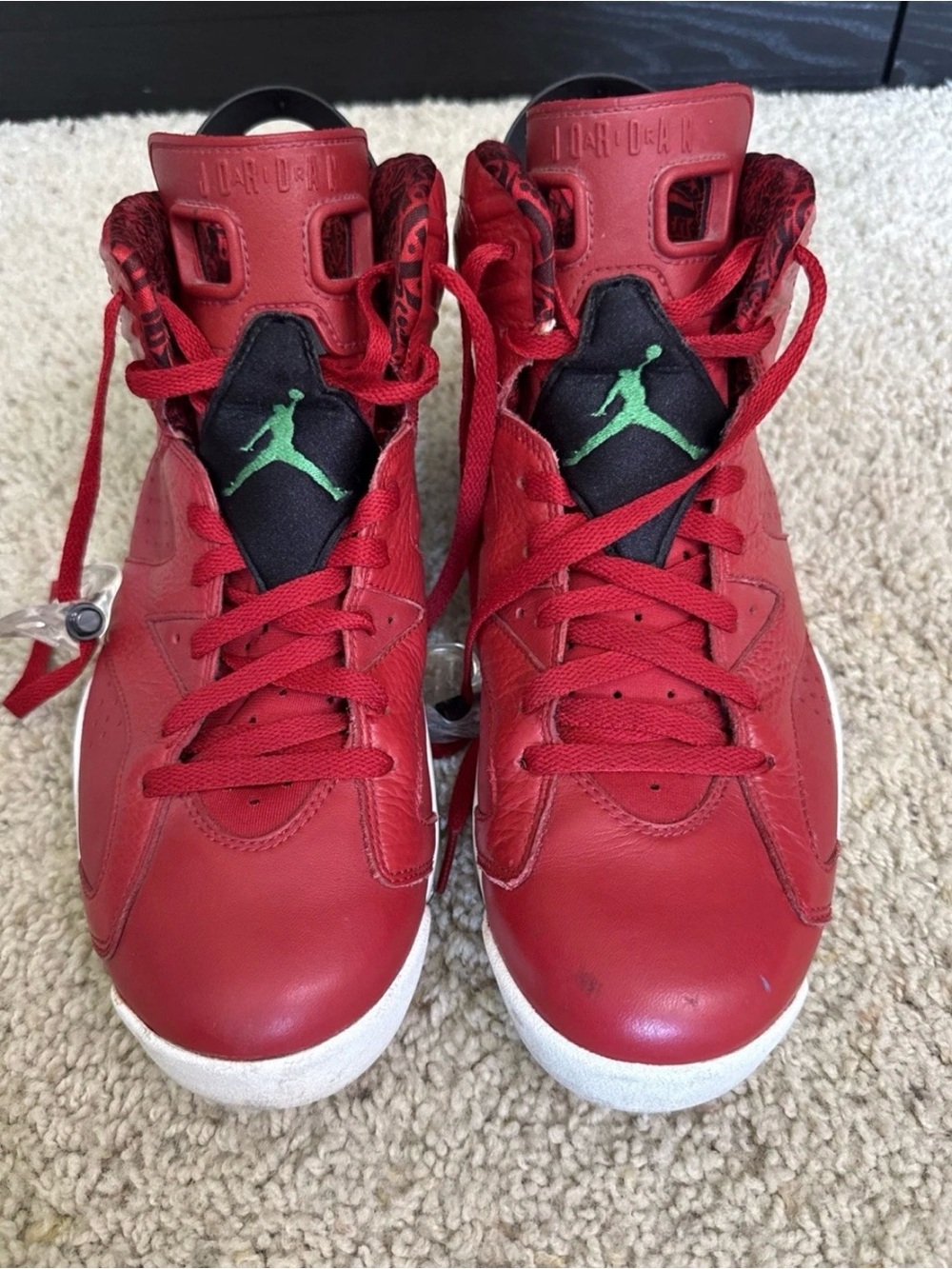 Nike Air Jordan 6 Retro Slam Dunk Varsity Red 694091-625 Men’s Size 10.5